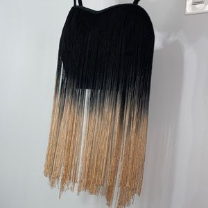 Fringe ombré top